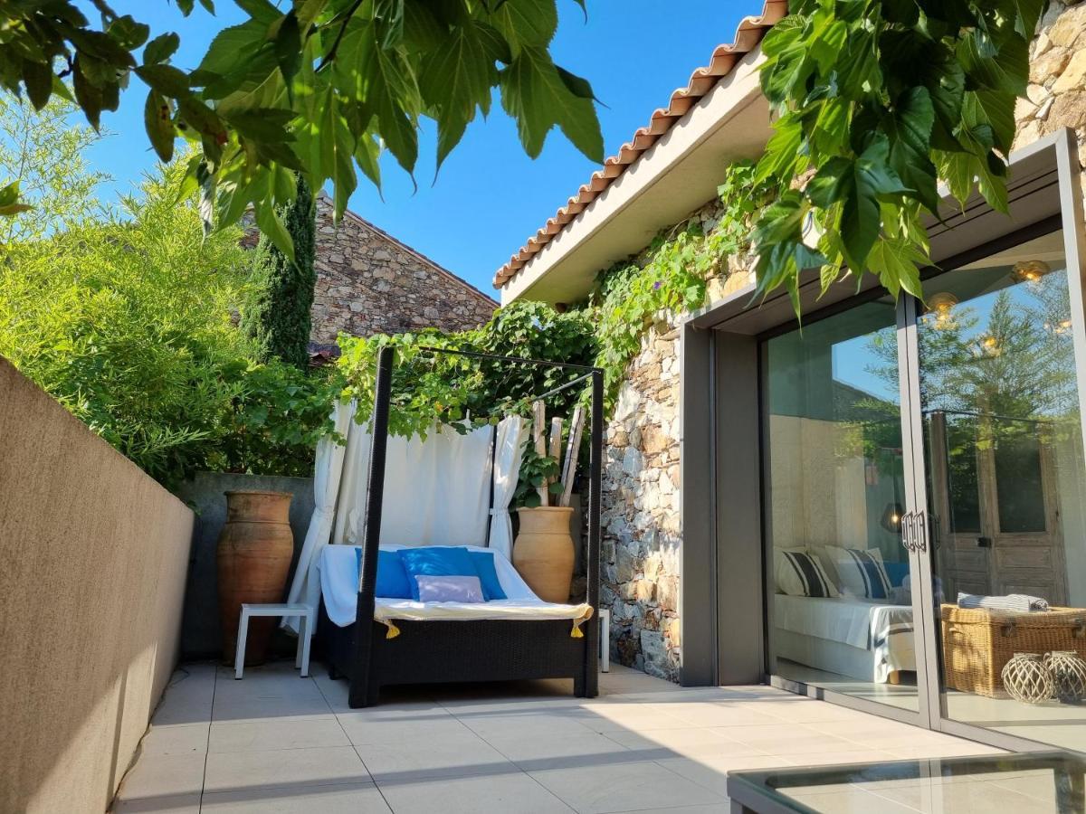 Ferienwohnung Mas De La Petite Jeanne Grimaud Exterior foto