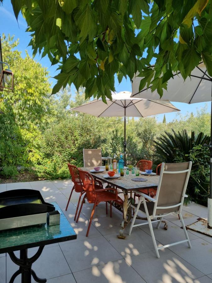 Ferienwohnung Mas De La Petite Jeanne Grimaud Exterior foto