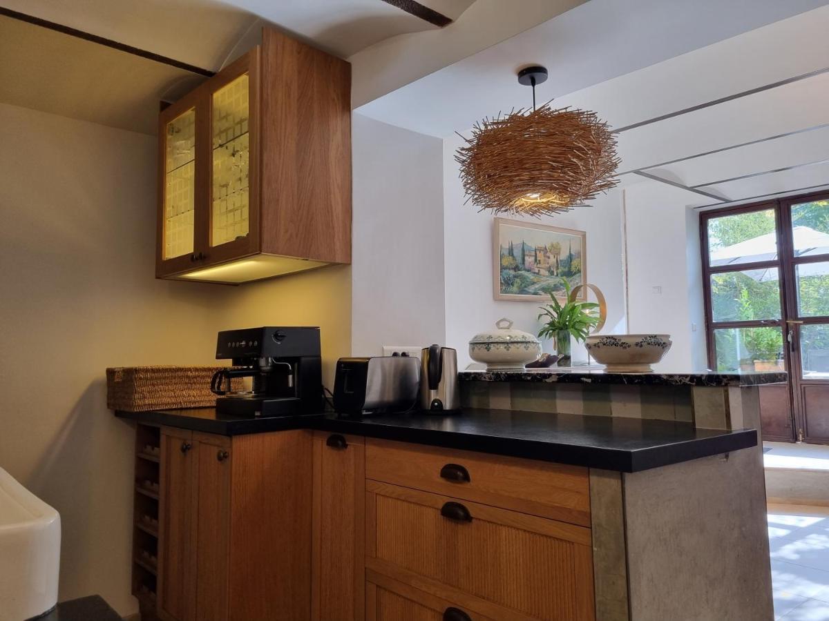 Ferienwohnung Mas De La Petite Jeanne Grimaud Exterior foto